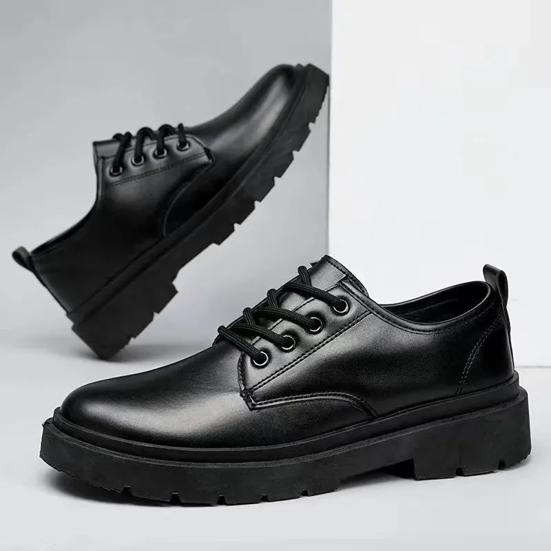 binfenxie  -  British Style Shoes for Men’s Genuine Leather Business Formal Oxfords Footwear Quality Leather Breathable Comfort Wedding Shoes