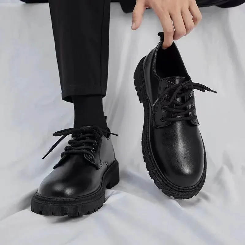 binfenxie  -  British Style Shoes for Men’s Genuine Leather Business Formal Oxfords Footwear Quality Leather Breathable Comfort Wedding Shoes