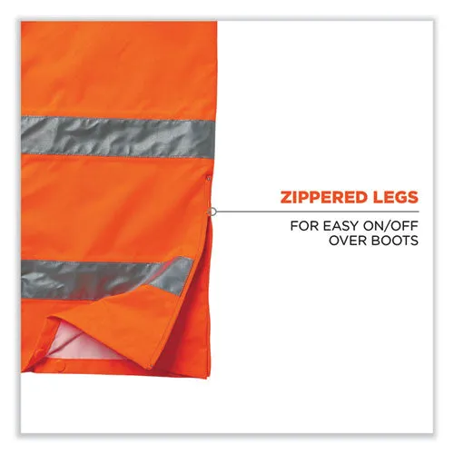 Glowear 8915 Class E Hi-vis Rain Pants, Small, Orange, Ships In 1-3 Business Days