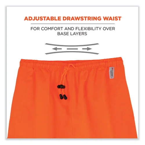 Glowear 8915 Class E Hi-vis Rain Pants, Small, Orange, Ships In 1-3 Business Days